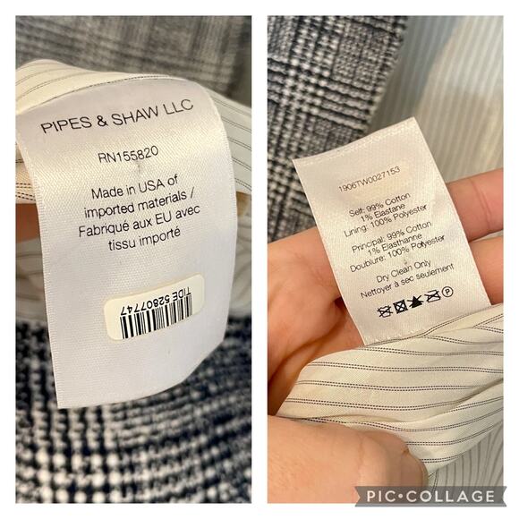 Veronica Beard Fiona Plaid Trench Dickey Blazer Coat Tweed Oversized Long sz XS - Picture 7 of 16